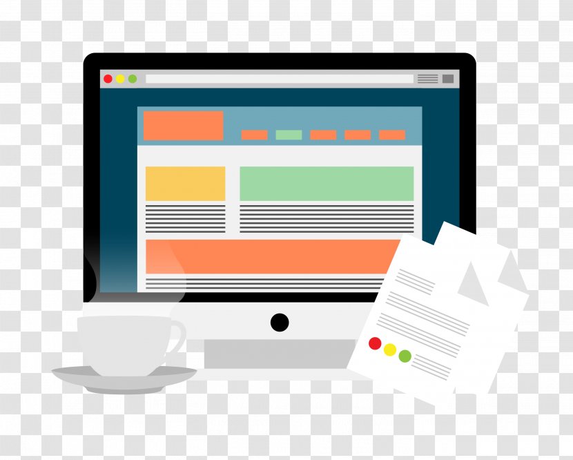 Web Development Responsive Design Professional - Rectangle - Coffee And Computer Transparent PNG