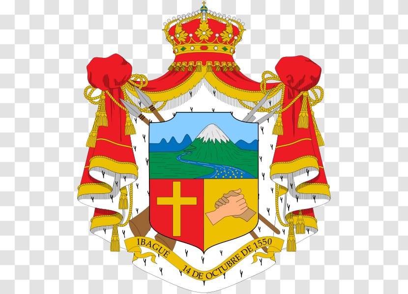 Kingdom Of Serbia Coat Arms Crest Escutcheon - Ibague Colombia Transparent PNG