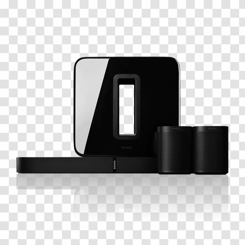 Sonos PLAY:1 Home Theater Systems Loudspeaker - Soundbar - 51 Surround Sound Transparent PNG