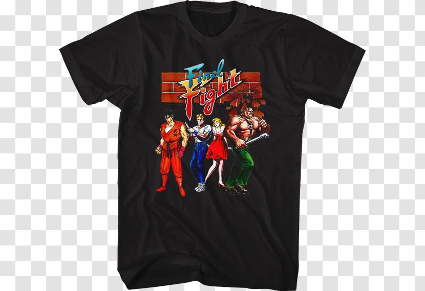 T-shirt Museum Of Pop Culture Final Fight Male - Frame Transparent PNG