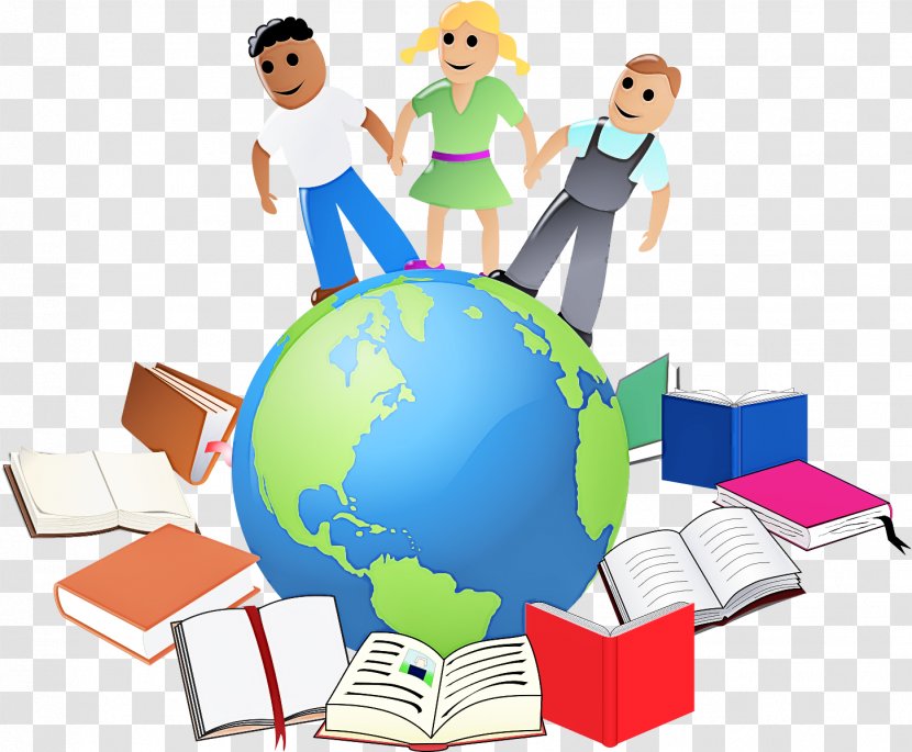 Clip Art Globe Cartoon Sharing World - Computer Network - Job Transparent PNG