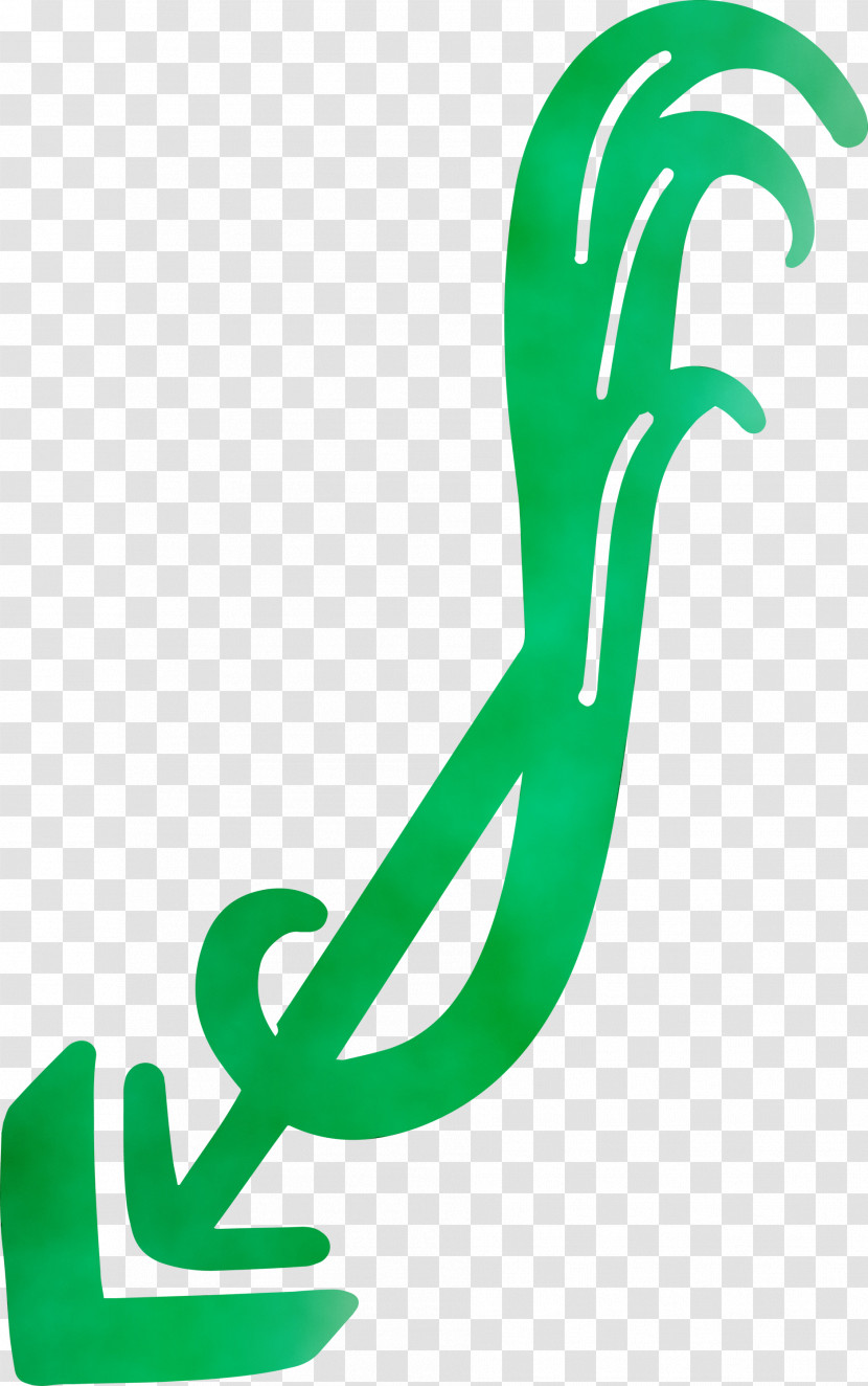 Logo Leaf Green Meter Line Transparent PNG