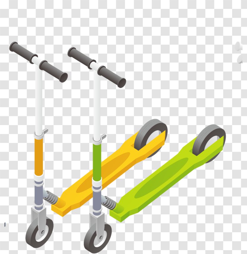 Kick Scooter - Cartoon Transparent PNG