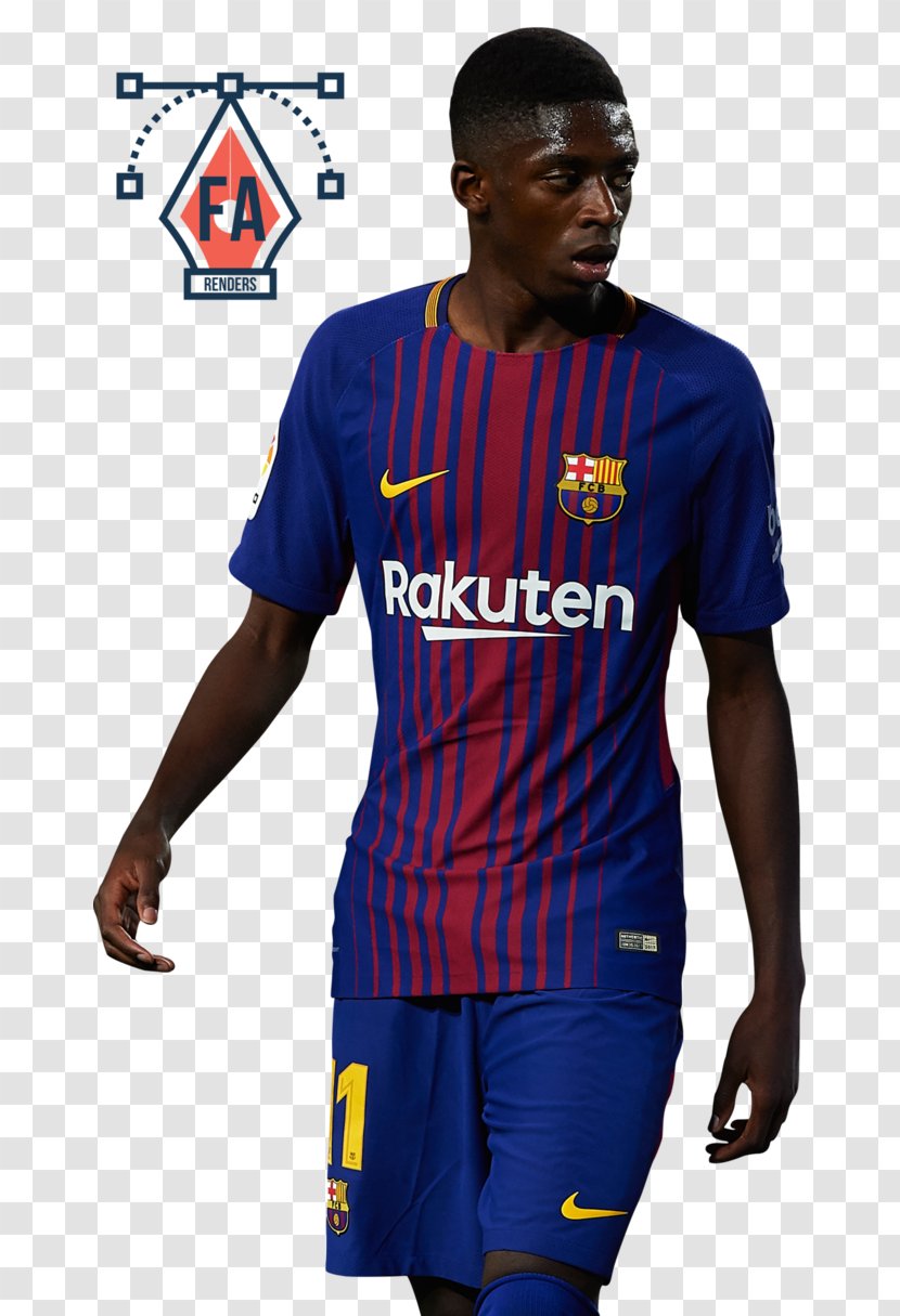 Ousmane Dembélé Jersey FC Barcelona France National Football Team - Fc - Dembele Transparent PNG