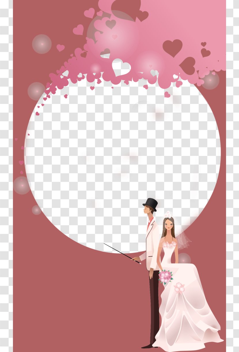 Wedding Photography Marriage Dress Picture Frame - Tree - Elegant Photo Transparent PNG