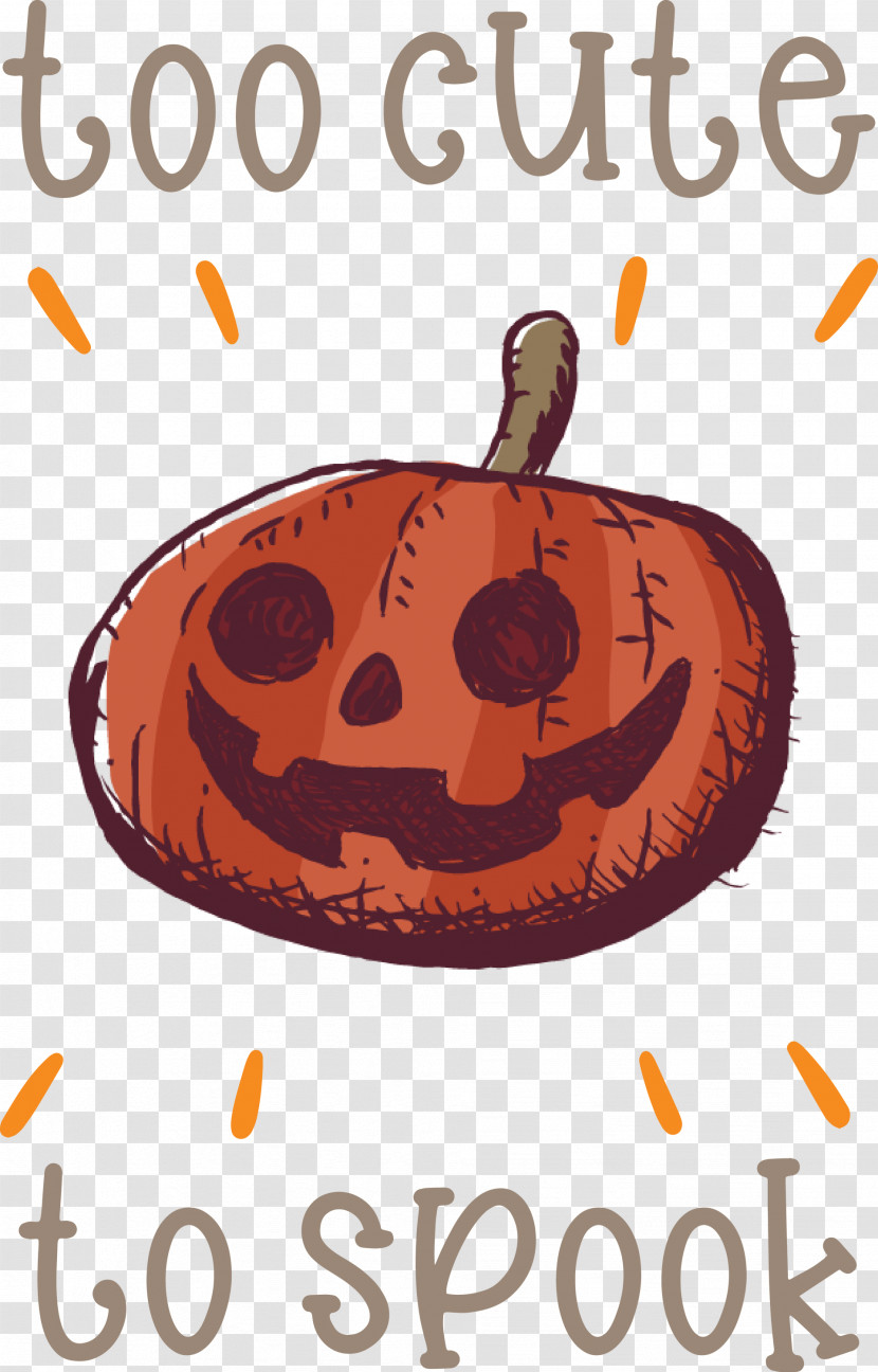 Halloween Too Cute To Spook Spook Transparent PNG