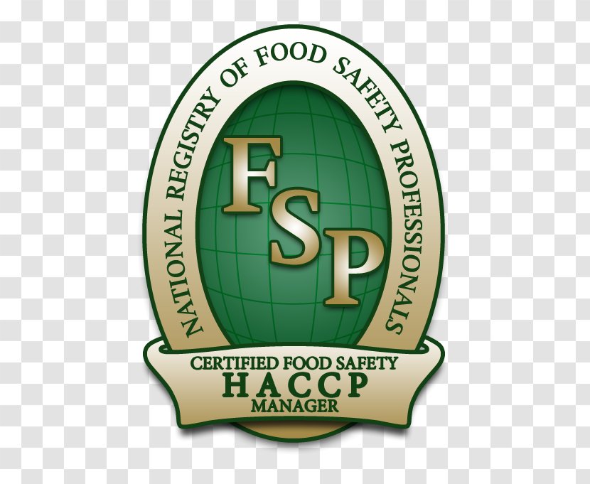 National Registry Of Food Safety Professionals Test ServSafe - Credential - Haccp Transparent PNG