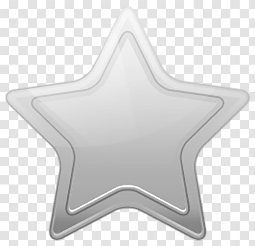 Silver - Star Transparent PNG