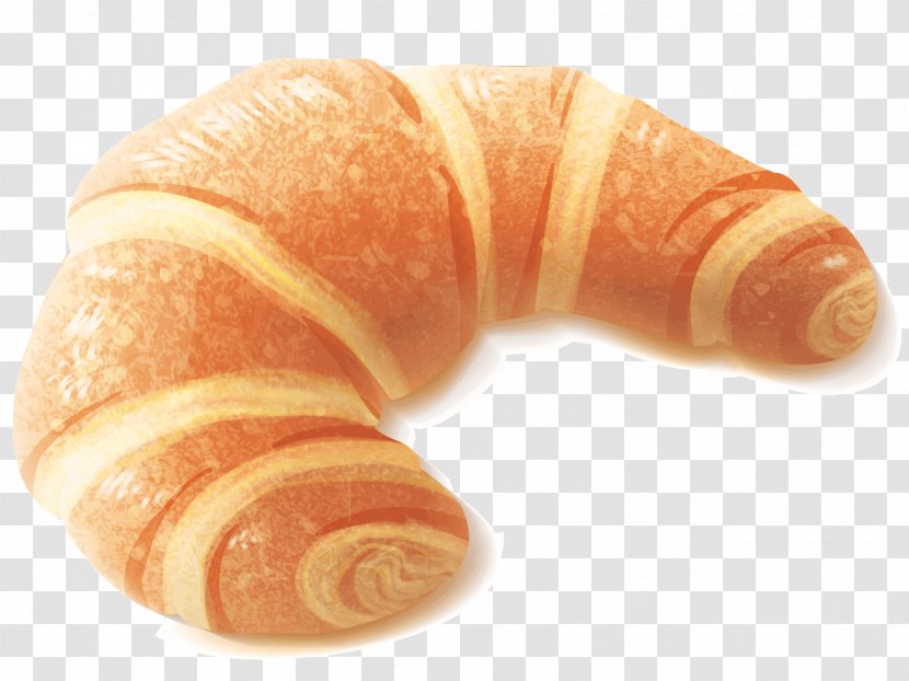 Croissant Kifli Hot Dog Danish Pastry Pain Au Chocolat - A Transparent PNG