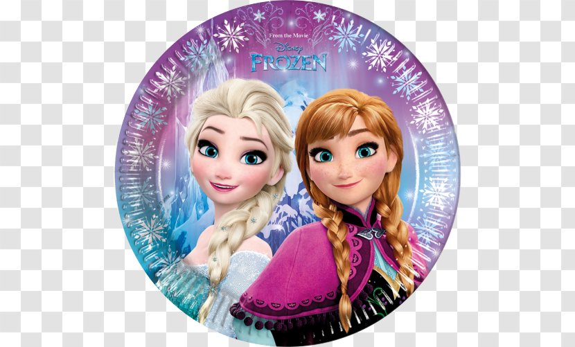 Olaf's Frozen Adventure Elsa Plate - Walt Disney Company - Watercolor Transparent PNG