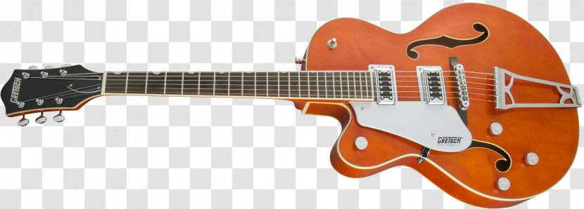 Acoustic Guitar Electric Gretsch 6128 Bass Gibson ES-335 - Cartoon - Single-handedly Transparent PNG