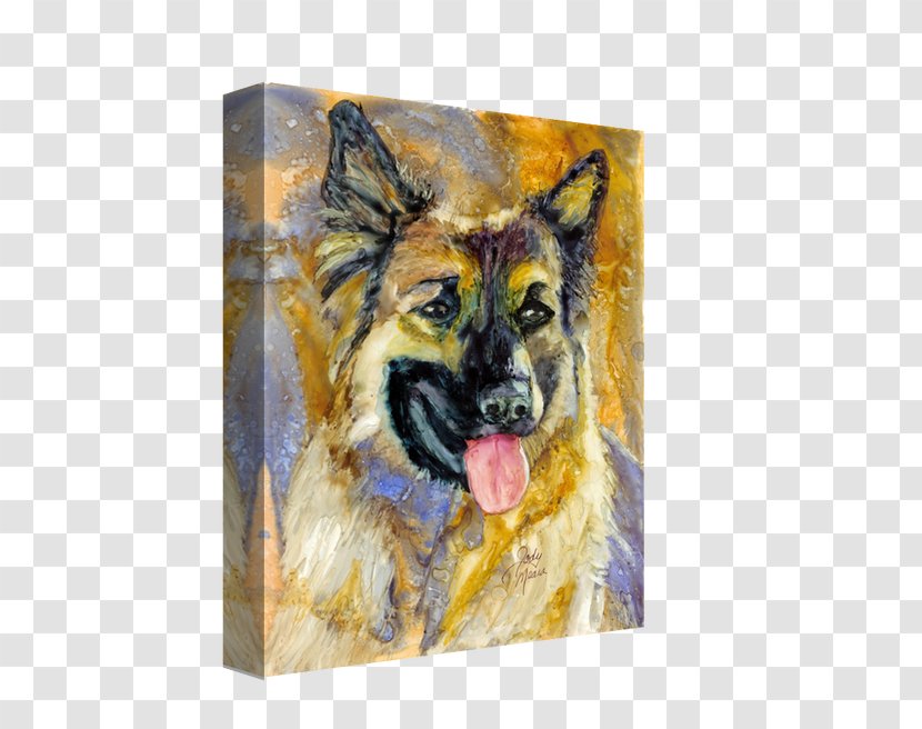German Shepherd Dog Breed Dachshund Watercolor Painting Transparent PNG