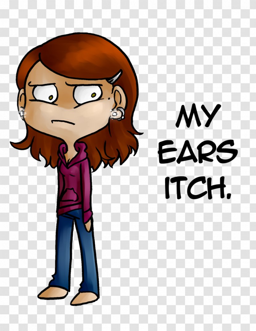 Itch Comics Ear Cartoon Drawing Transparent PNG