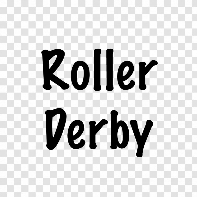 Logo Brand Grammar Punctuation Font - Black M - Roller Derby Transparent PNG