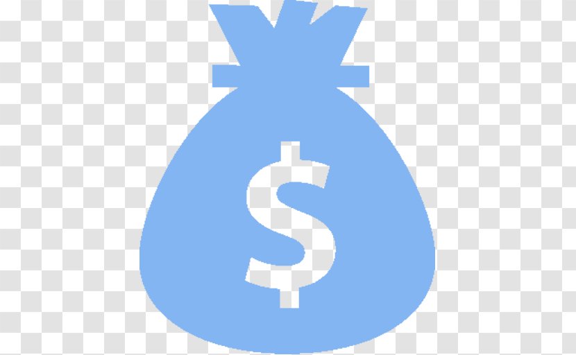 United States Dollar Sign Currency - Electric Blue - Avg Icon Transparent PNG