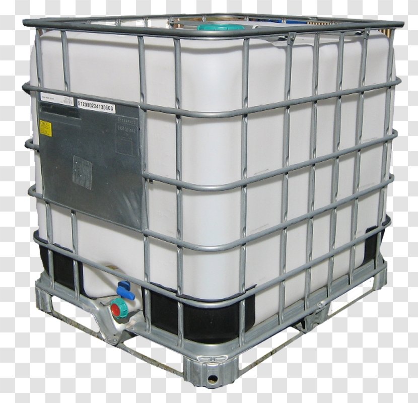 Water Tank Intermediate Bulk Container Storage Pallet Plastic - Barrel - Hearing Site Transparent PNG