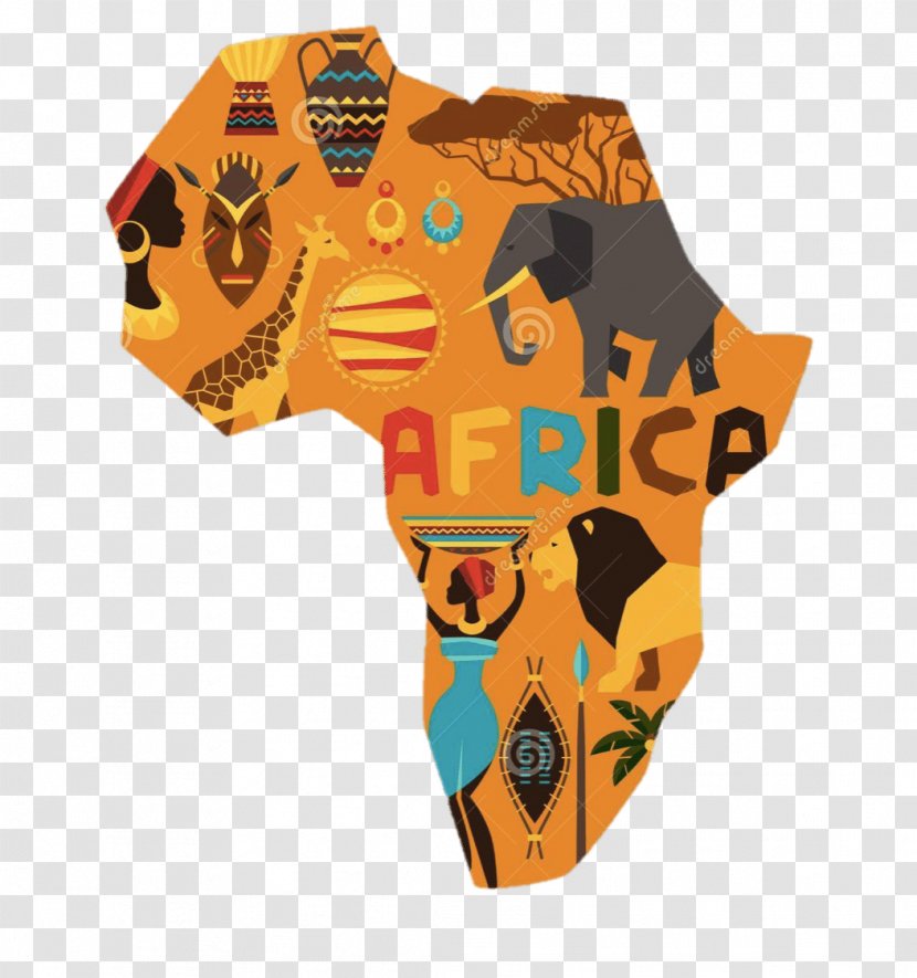 Africa Vector Graphics T-shirt Illustration Stock Photography - Tshirt Transparent PNG