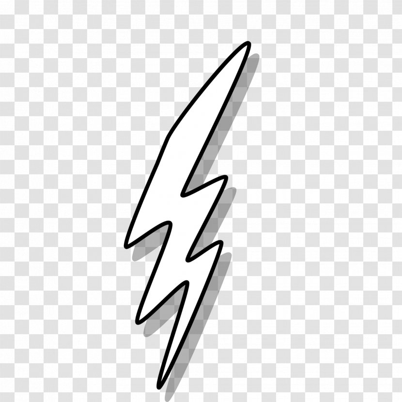 Black And White Lightning - Monochrome Photography - Material Transparent PNG