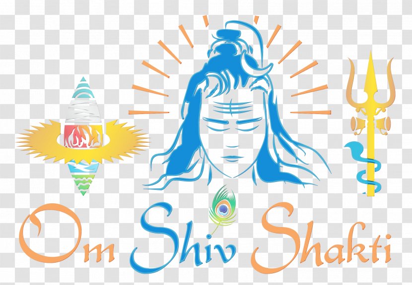 Shiva Cartoon - Head - Text Transparent PNG