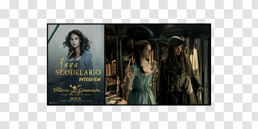 Hector Barbossa Carina Smyth Jack Sparrow Henry Turner Joshamee Gibbs - Advertising - Kaya Scodelario Transparent PNG