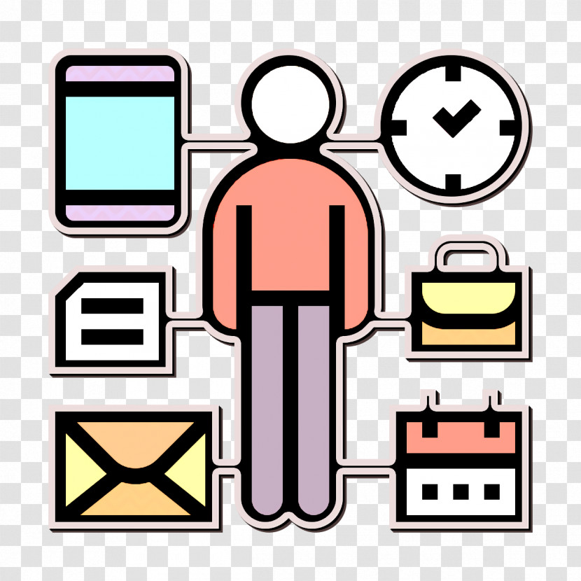 Clock Icon Concentration Icon Time Management Icon Transparent PNG