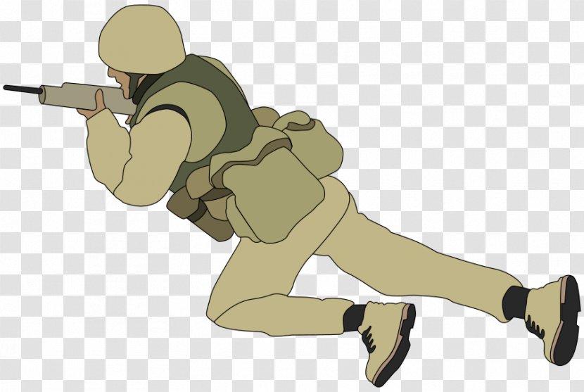Soldier Army Military Clip Art - Cartoon Soilder Transparent PNG