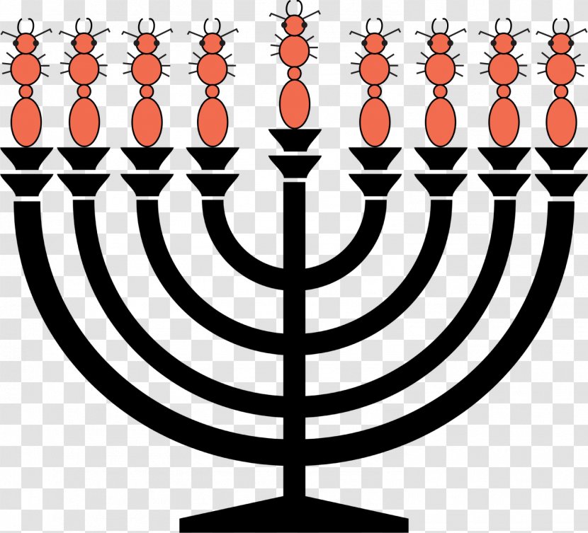 Menorah Jewish Symbolism Hanukkah Judaism - Symbol Transparent PNG