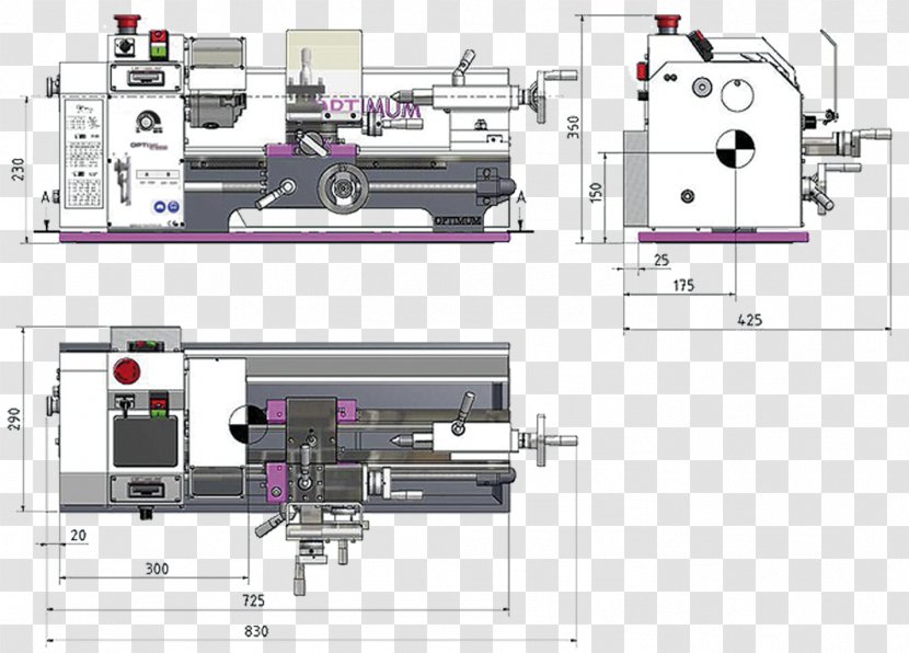 Metal Lathe Machine Revolutions Per Minute - Iron - Euler Tour Technique Transparent PNG