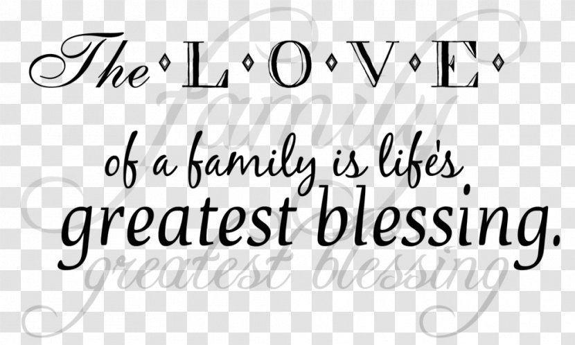 Love Brand Quotation Family Clip Art - White - My Transparent PNG