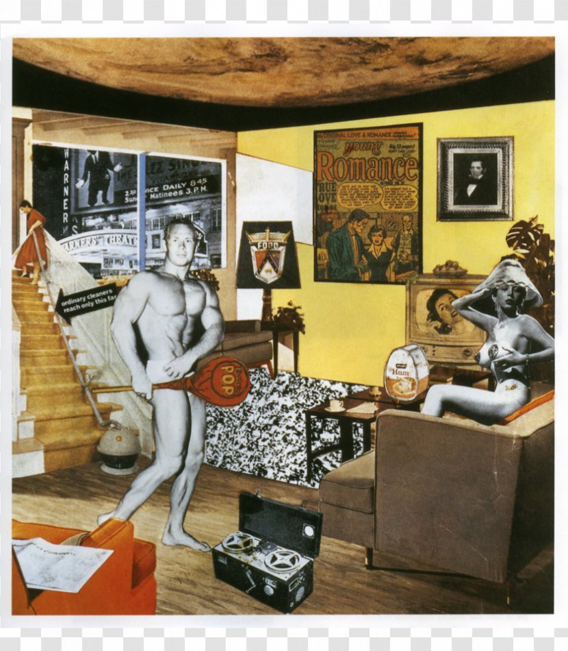 Tate Modern, London Just What Is It That Makes Today's Homes So Different, Appealing? Alan Cristea Gallery Pop Art - Living Room - POP ART Transparent PNG