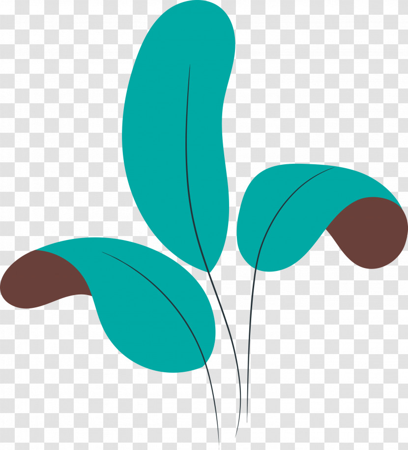 Plant Stem Leaf Line Microsoft Azure Meter Transparent PNG