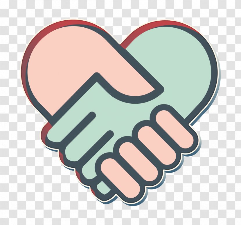 Hands Icon Heart - Material Property Handshake Transparent PNG
