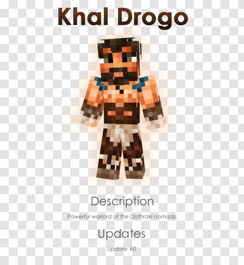 Minecraft Khal Drogo Video Game YouTube RGA Gaming - Paper Transparent PNG
