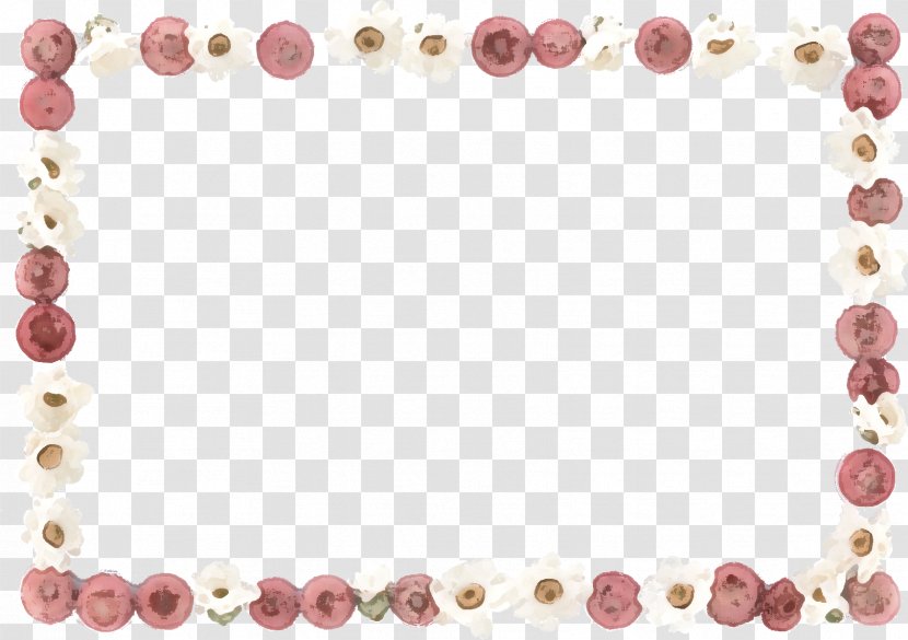 China Design Bead Necklace Image - Pearl - Flowers Real Transparent PNG