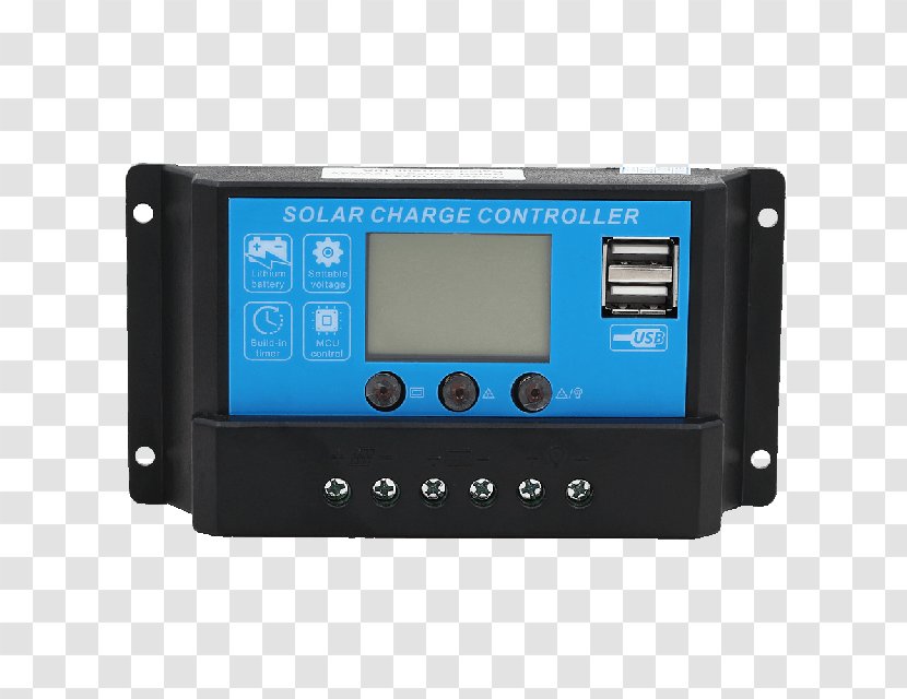 Battery Charger Charge Controllers Solar Maximum Power Point Tracking Panels - Energy - USB Transparent PNG