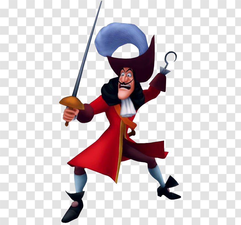 Captain Hook Peter Pan YouTube Tinker Bell Kingdom Hearts - Walt Disney Company - Crocodile Transparent PNG