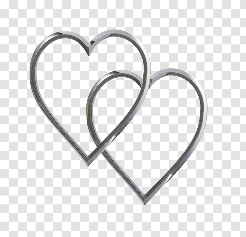 Heart Silver Clip Art - Double Twelve Posters Shading Material Transparent PNG