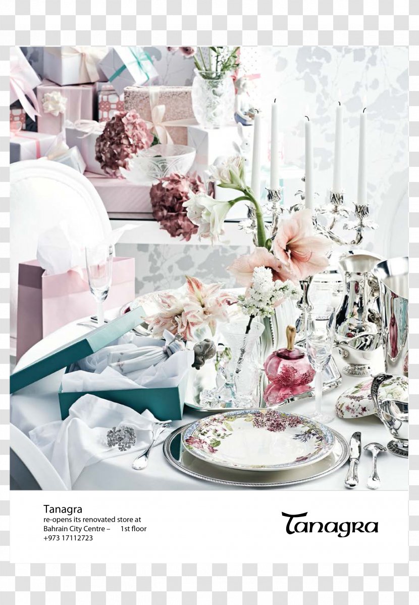 Floral Design Centrepiece Tablecloth Pink M Transparent PNG