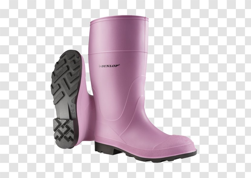 Steel-toe Boot Shoe Dunlop Tyres Pink - Toe Transparent PNG