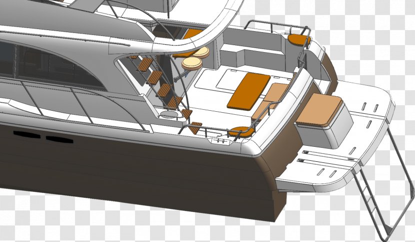 Yacht 08854 Naval Architecture - Vehicle - Cut Into Two Parts Transparent PNG