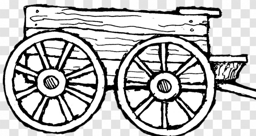 Covered Wagon Cart Clip Art - Horse And Buggy Transparent PNG