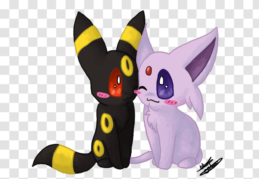 Cat Umbreon Espeon Pokémon Eevee - Frame Transparent PNG