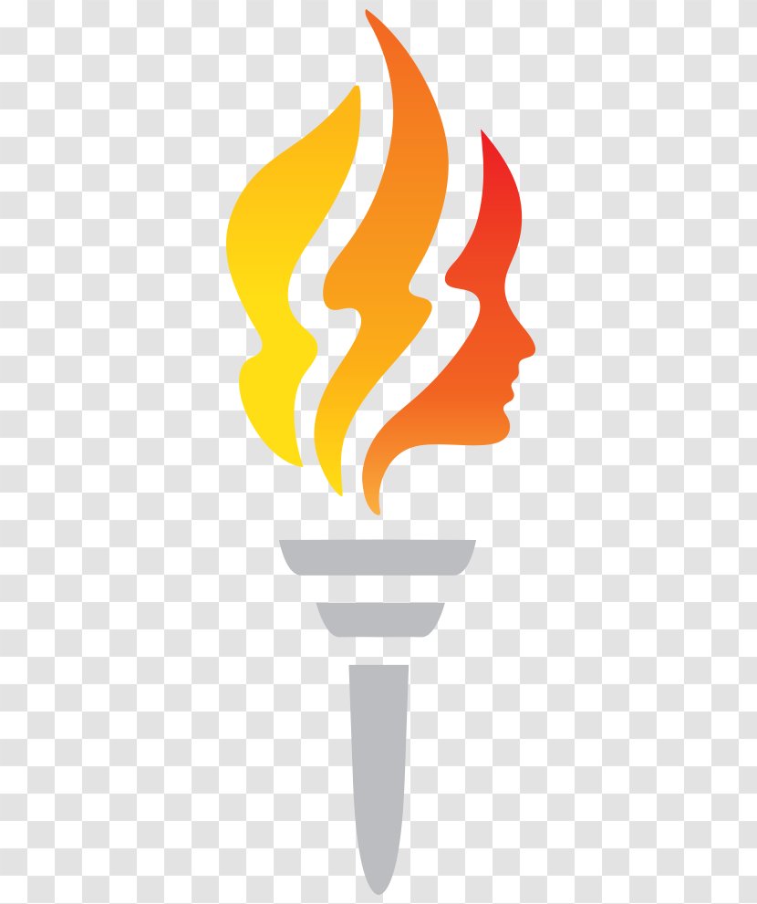 2016 Summer Olympics Torch Relay Clip Art - Orange - Download Clipart Transparent PNG