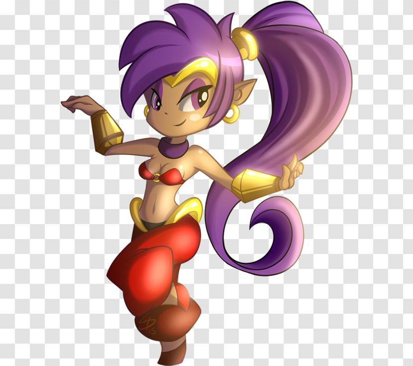 Shantae: Risky's Revenge Half-Genie Hero Fairy Clip Art - Watercolor - Smurfs And The Halfgenie Transparent PNG