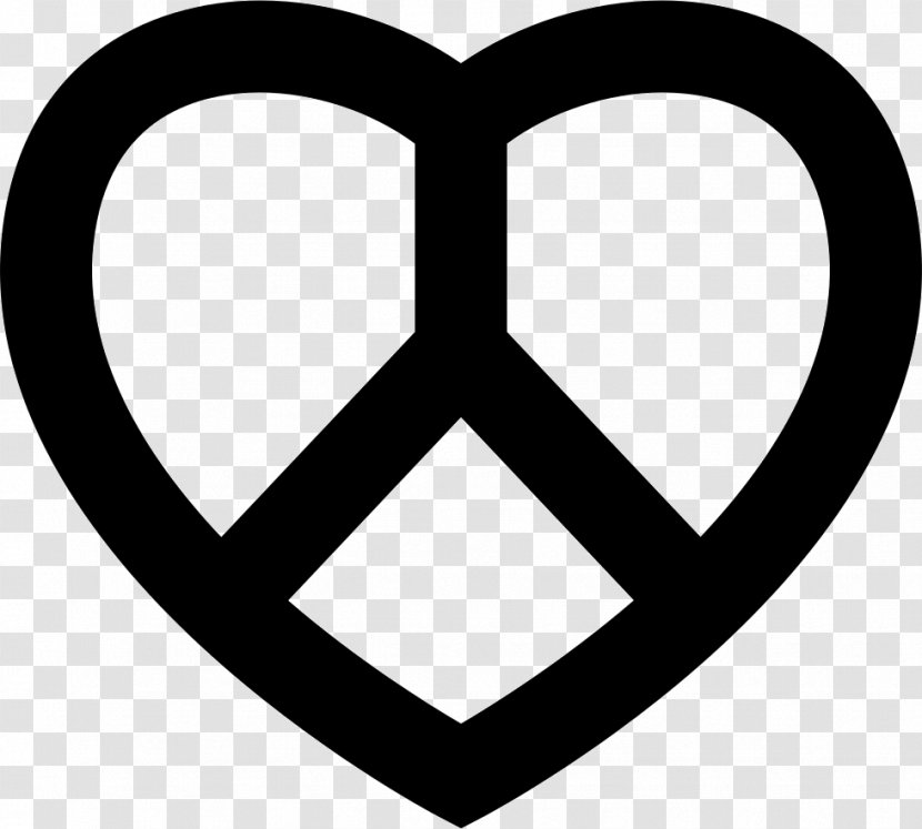 Peace Symbols Sign - Heart - Symbol Transparent PNG