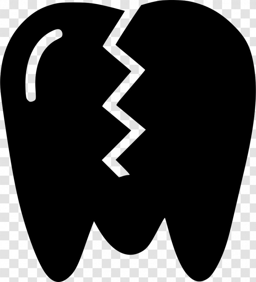 Dentistry Tooth - Silhouette - Text Transparent PNG