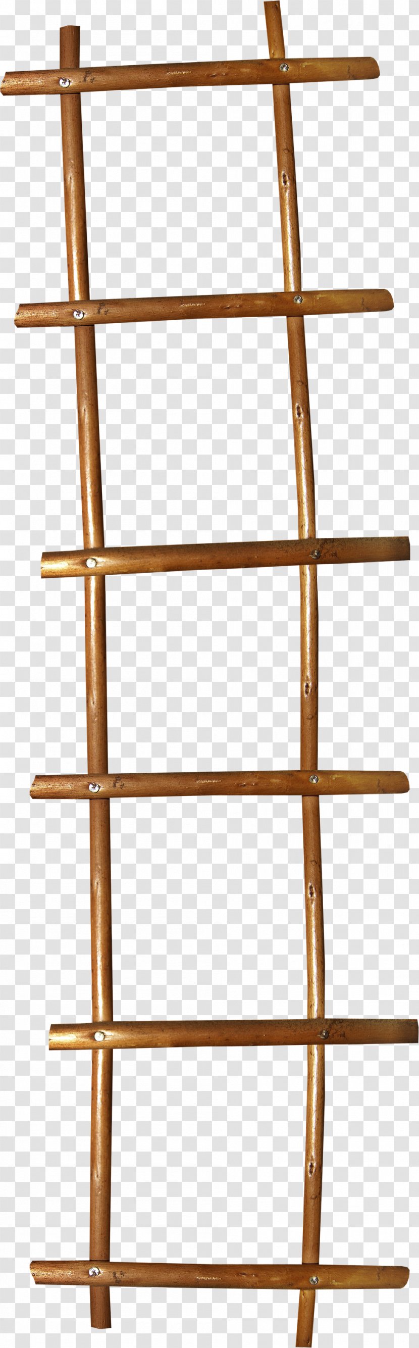 Ladder Wood Stairs Rope - Pretty Brown Wooden Transparent PNG
