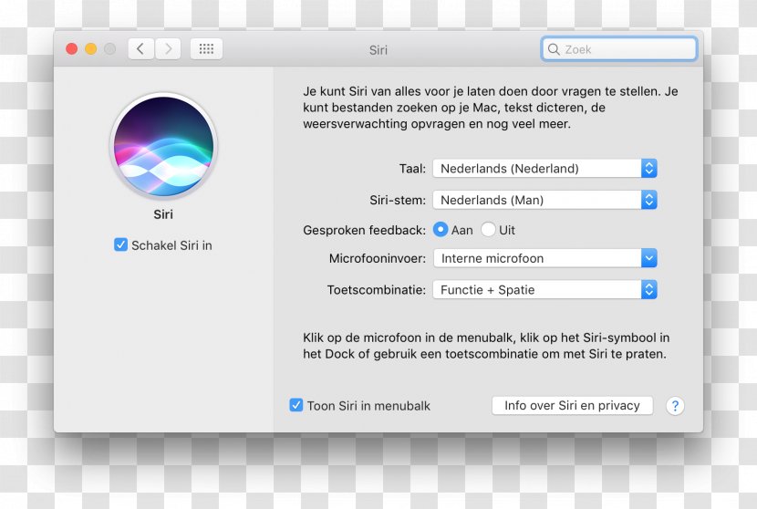 MacOS Sierra Apple Siri - Computer Program - Om Transparent PNG
