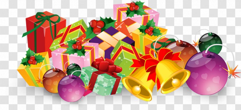 Santa Claus Gift Christmas Ornament - Gratis - Creative Transparent PNG