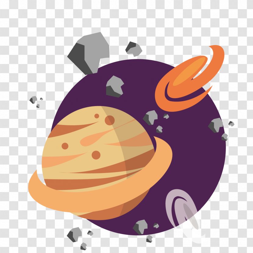 Outer Space Poster Illustration - Cartoon - Aerial Illustrations Transparent PNG